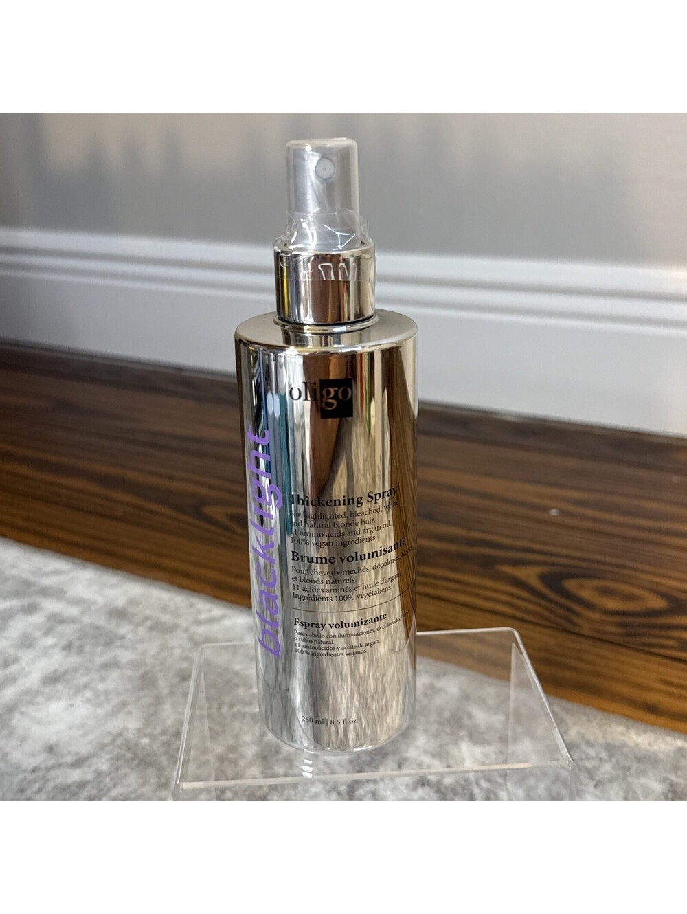 Oligo Blacklight Thickening Spray For Blonde Hair 100% Vegan 8.5oz 250ml